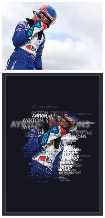 Photo Retouch Ayrton Simmons before and after