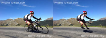 Photo Retouch invisible bike